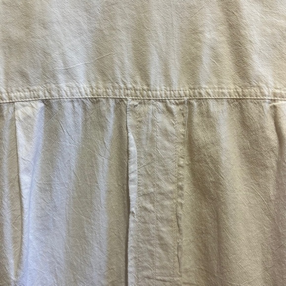 Free People We The Free Light Cream Button Oversized Shirt Size Small - Picture 12 of 15
